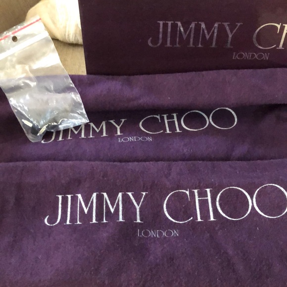 Stunning Jimmy Choo Gold Crystal Heels Sz 37 - Picture 3 of 5